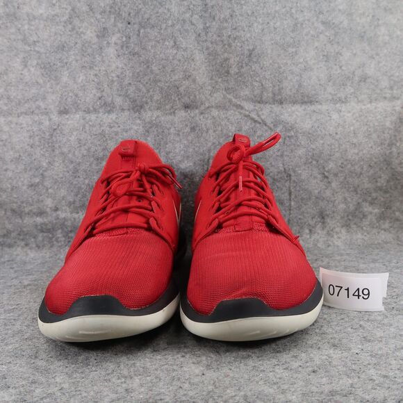 Nike Shoes Mens 14 Sneakers Athletic Roshe Two Trainers Sport Running Active Red - Picture 3 of 12